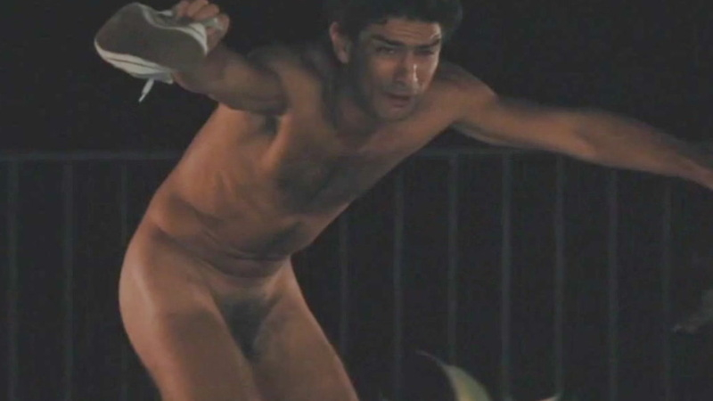 Nudes of Tony from Mektoub, My Love: Canto Due. Balls, Penis, Shirtless, crouching, holding clothes. 201786