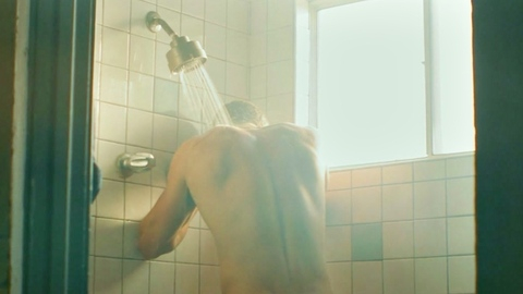 Fabian Arnold Naked in Big Rage. Butt, bathroom, muscular. 201817