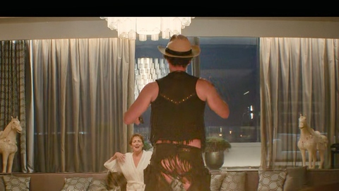 Sacha Baron Cohen Naked in Ladies First. Butt, assless chaps, chaps. 201847