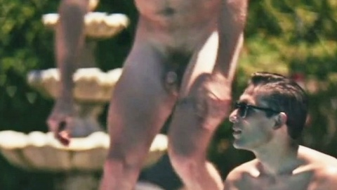 Nudes of Alistair Lambrakis from Laid Bare. Balls, Penis, brown hair, daytime. 201894