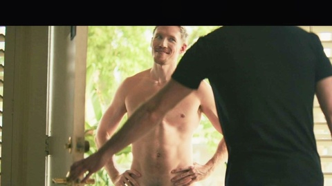 Ethan Daniel Corbett Naked as Alistair Lambrakis. Balls, Penis, Shirtless. 201915
