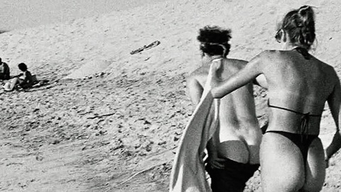 Self from Bang My Box: The Robin Byrd Story Naked. Butt, beach, black and white. 202241