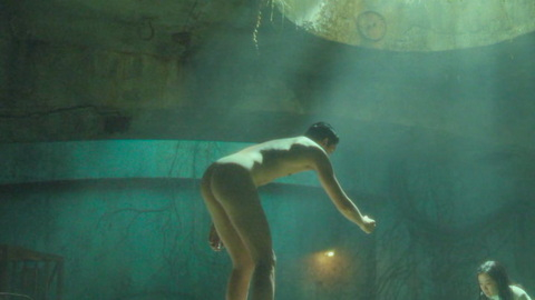 Nudes of Human Vapor from Human Vapor. Butt, Shirtless, concrete room, distant. 202248