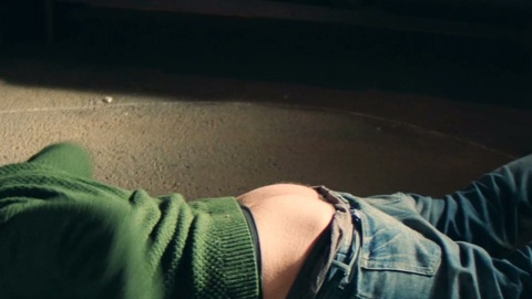 Jason Segel Naked as Dan. Butt, brown hair, jeans pulled down. 202407