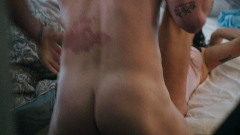 Evan Mulrooney Nude as Cecilia Petrush. Butt, bedroom, birth mark. 202550