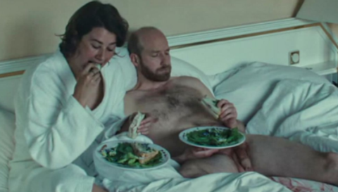 Nude with Food and Drinks Fetish Drinks Eating 53