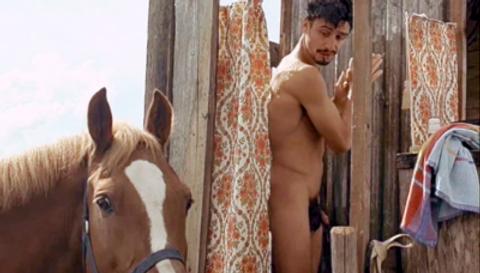 Horse Hung: Nude With Horses Fetish Balls Barefoot 984