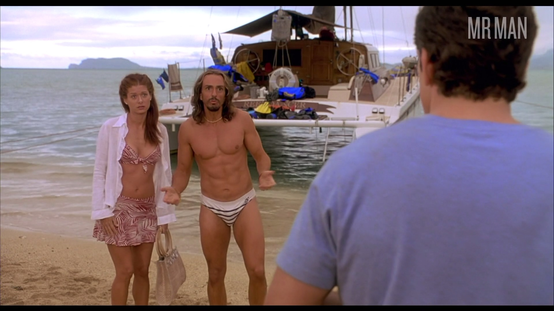 Sexiest Scenes of Claude from Along Came Polly. Bathing Suit, Bulge, Shirtless, butt, sexy. 3845