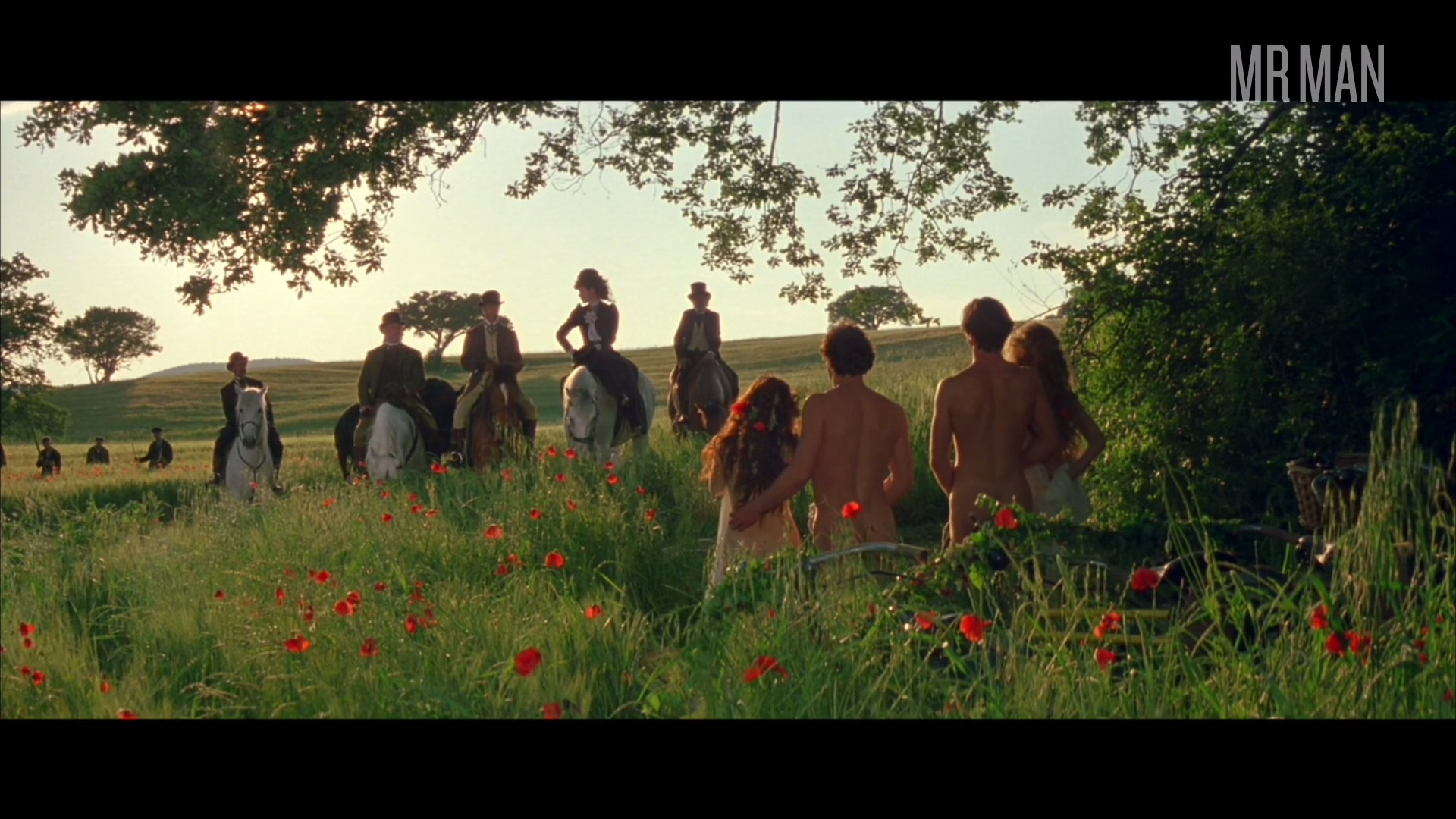 Dominic West Naked in A Midsummer Night's Dream. Shirtless, Straight, Sexy, Butt. 2419