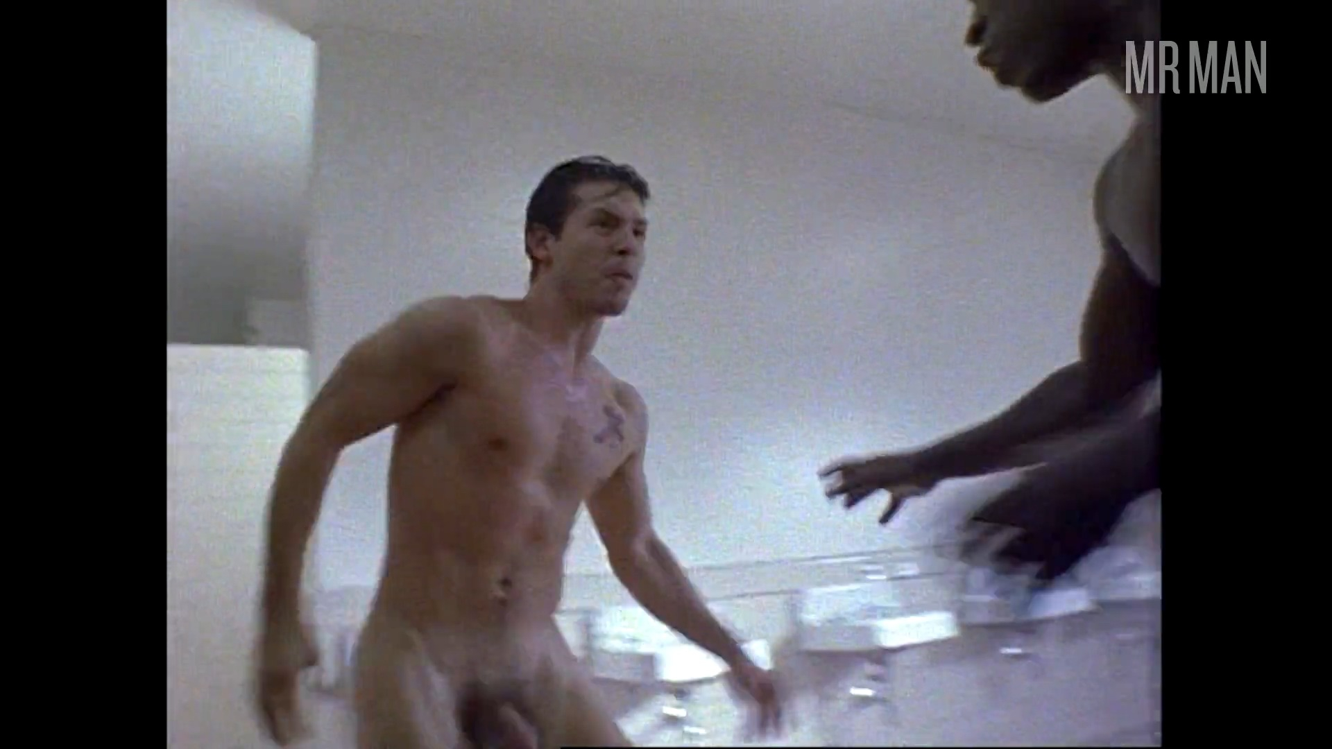 Jon Seda Naked in Oz. Balls, Butt, Penis, Shirtless. 1621