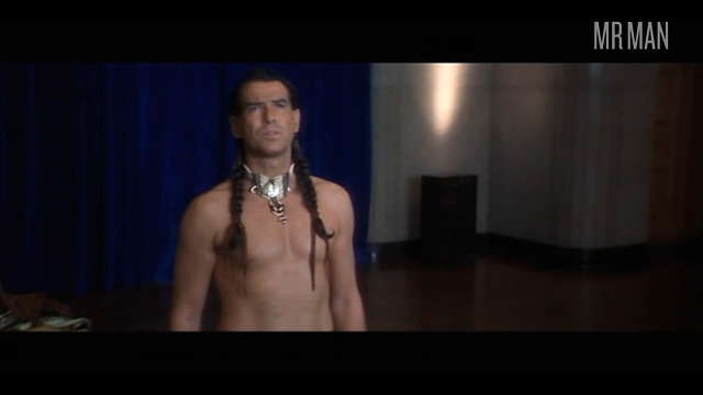 Hottest Pierce Brosnan Scene in Grey Owl. Shirtless, butt. 75476