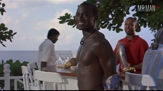Sexiest Scenes of Winston Shakespeare from How Stella Got Her Groove Back. Bathing Suit, Sexy, Shirtless, bulge, butt. 4169