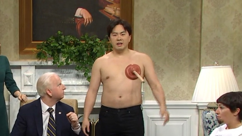 Saturday Night Live's Sexiest Scenes with Bowen Yang. Shirtless, bulge, sexy. 70326