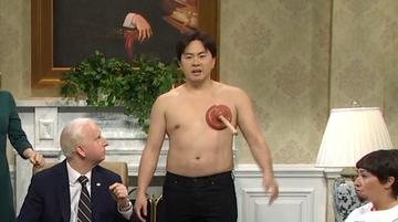 Bowen Yang in Saturday Night Live (1975) Shirtless Bulge Sexy 70326