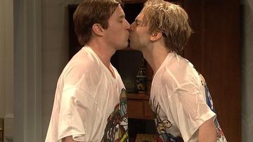 Beck Bennett, Kyle Mooney in Saturday Night Live (1975) Sexy Underwear Bulge Butt 30222