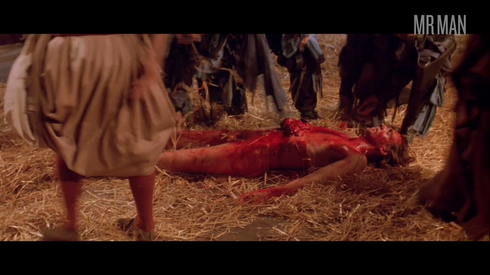 Ralph Fiennes Naked as The Bishop's Son. Balls, Butt, Penis, Shirtless, straight. 39597