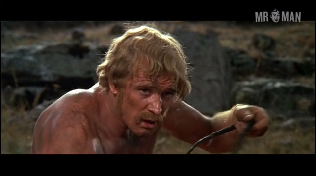 Richard Harris Naked in A Man Called Horse. Balls, Butt, Penis, Sexy, Shirtless. 4741