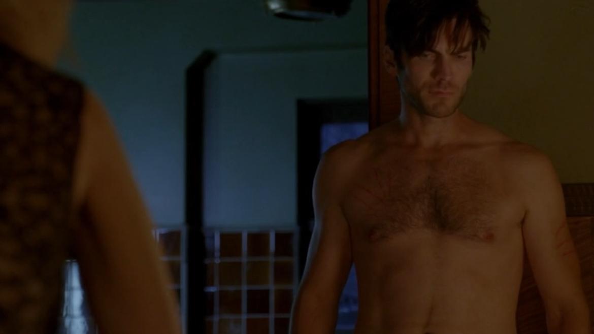 Wes Bentley Naked as John Lowe. Butt, Shirtless, Straight, sexy, underwear. 11763