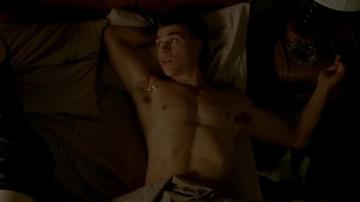 Finn Wittrock, Denis O’Hare in American Horror Story (2011-2024) Gay Sexy Shirtless Butt Underwear Bulge Butt 11830