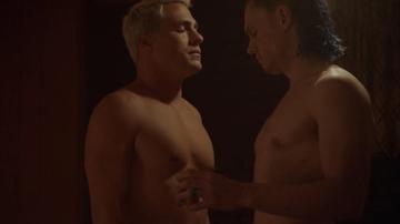 Evan Peters, Colton Haynes in American Horror Story (2011-2024) Gay Shirtless Butt Gay 21991