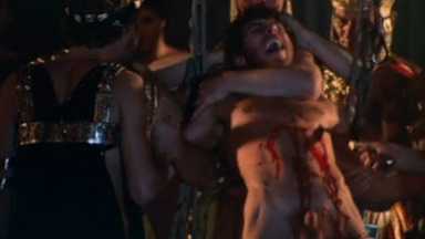 Donato Placido Naked as Proculus. Balls, Butt, Penis, Prosthetic, Shirtless, gay, sexy. 525