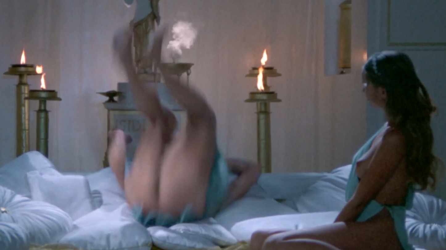 Malcolm McDowell Nude as Caligula. Balls, Butt, Penis, bulge, butthole. 80246