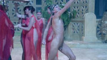 Malcolm McDowell in Caligula (1979) Balls Butt Penis Shirtless Straight Balls Bulge 524