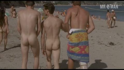 Jason Priestley Naked in Calendar Girl. Butt, Shirtless, Penis, balls, bulge. 2563