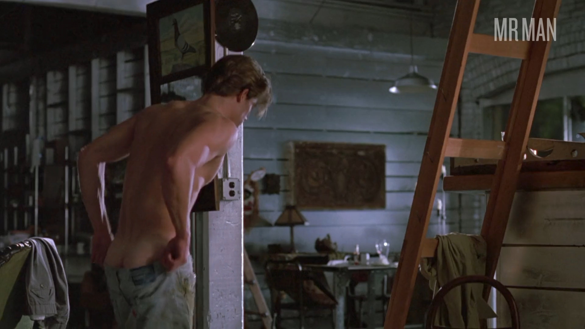 Brad Pitt Naked as Elliott Fowler. Sexy, Shirtless, Straight, Butt. 3429