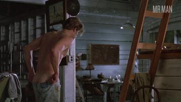 Brad Pitt in The Favor (1994) Sexy Shirtless Straight Butt Butt Sexy 3429