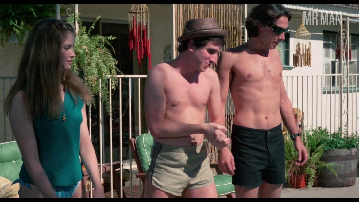 Robert Romanus, Brian Backer in Fast Times at Ridgemont High (1982) Sexy Shirtless Bathing Suit Balls Bathing Suit 14162