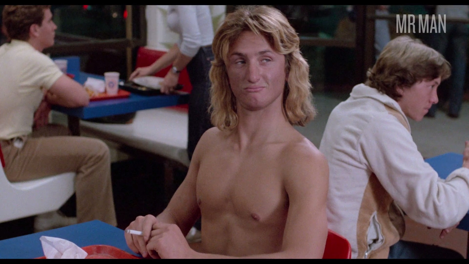 Sexiest Sean Penn Scene in Fast Times at Ridgemont High. Sexy, Shirtless. 14161