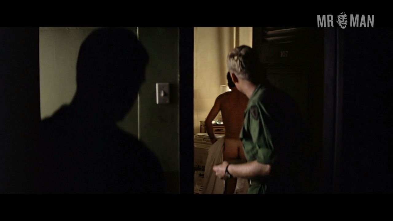 Martin Sheen Nude as Captain Benjamin L. Willard. Butt, Shirtless, balls, bulge. 11888