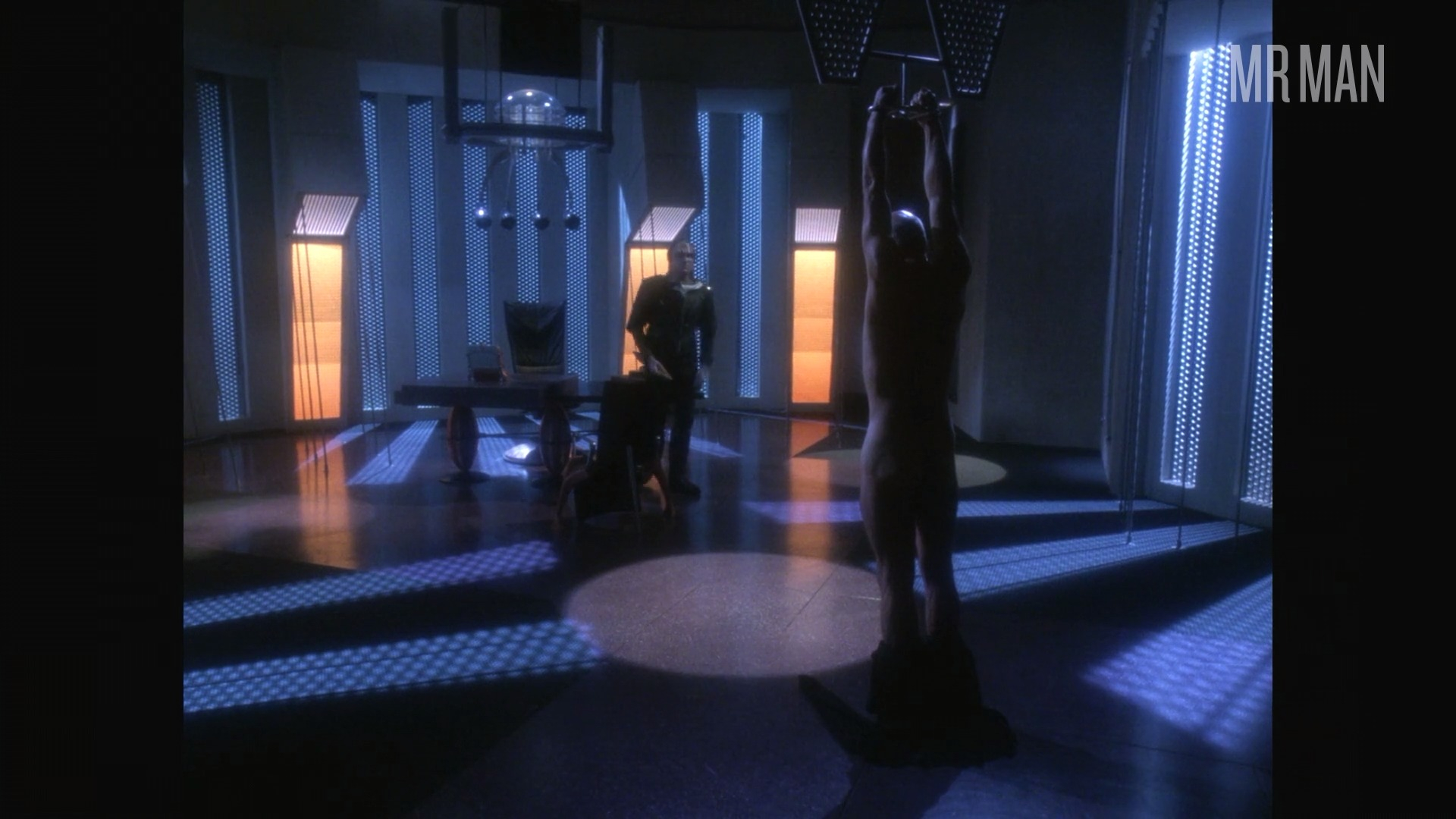 Hottest Patrick Stewart Scene in Star Trek: The Next Generation. Sexy, Shirtless. 59438