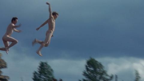 Heath Ledger Naked in Brokeback Mountain. Balls, Butt, Penis, Shirtless, Body Double, gay, sexy. 1483