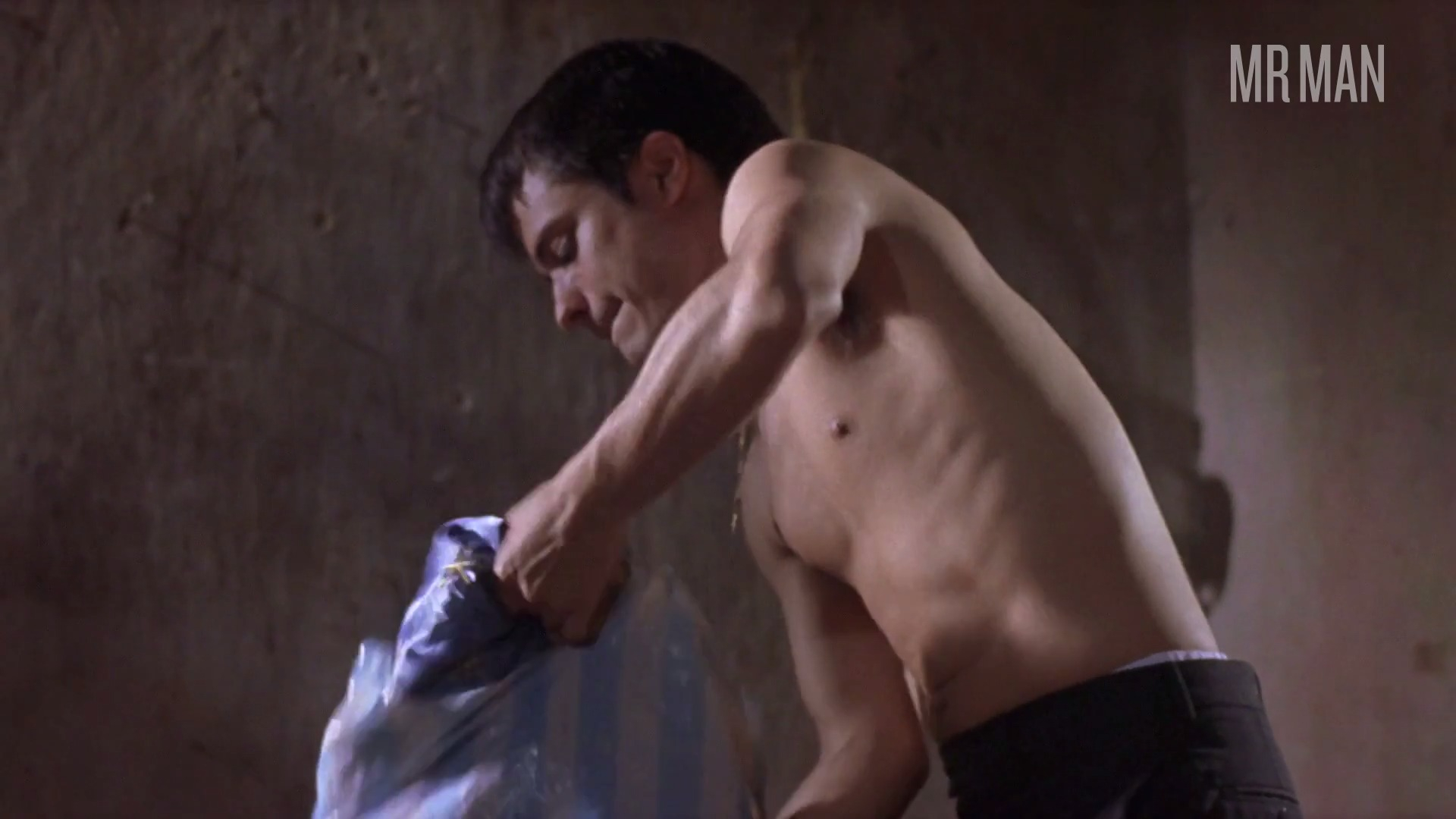 Sexiest Gael García Bernal Scene in The Crime of Padre Amaro. Shirtless, Straight, butt, sexy. 2359