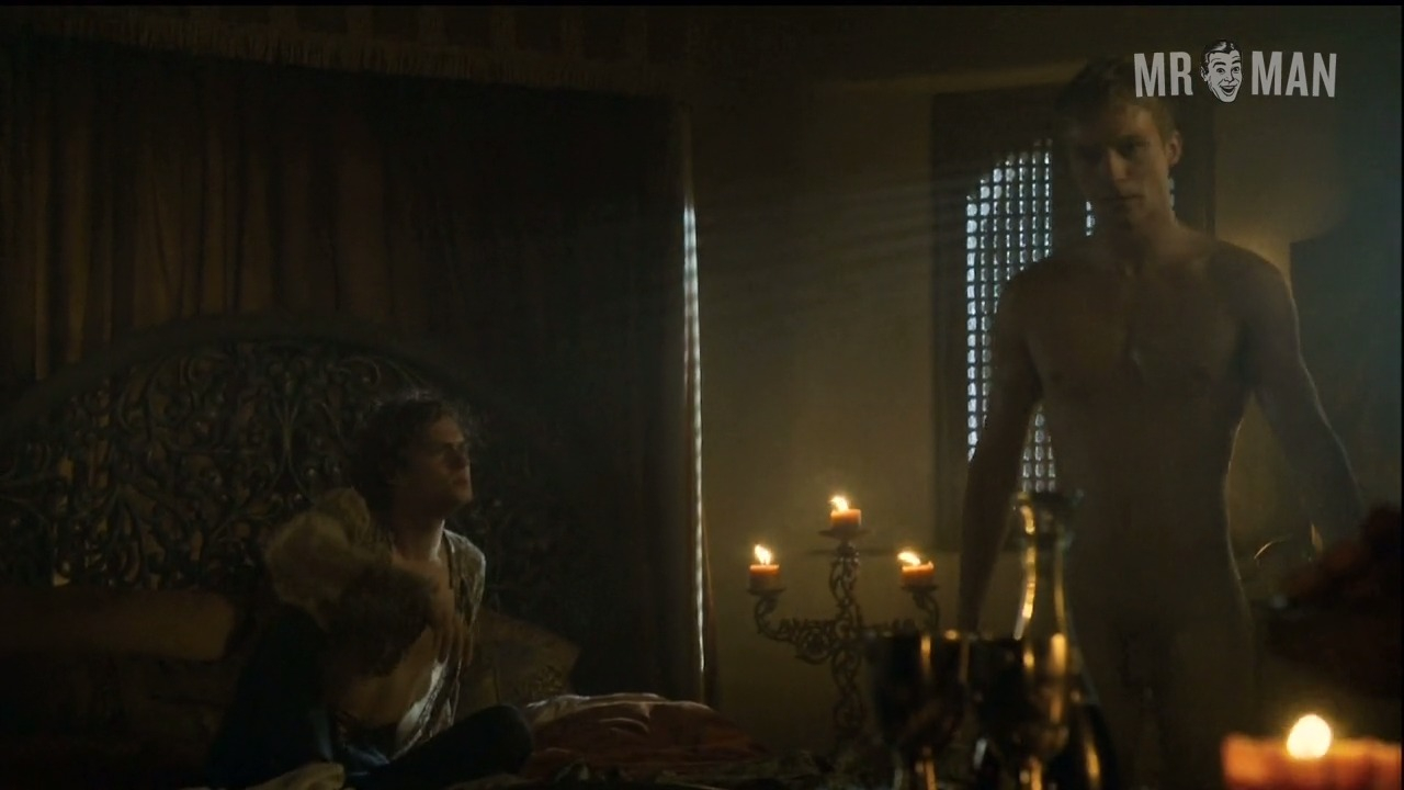 Will Tudor Nude as Olyvar. Balls, Butt, Penis, Shirtless, gay, sexy. 1724