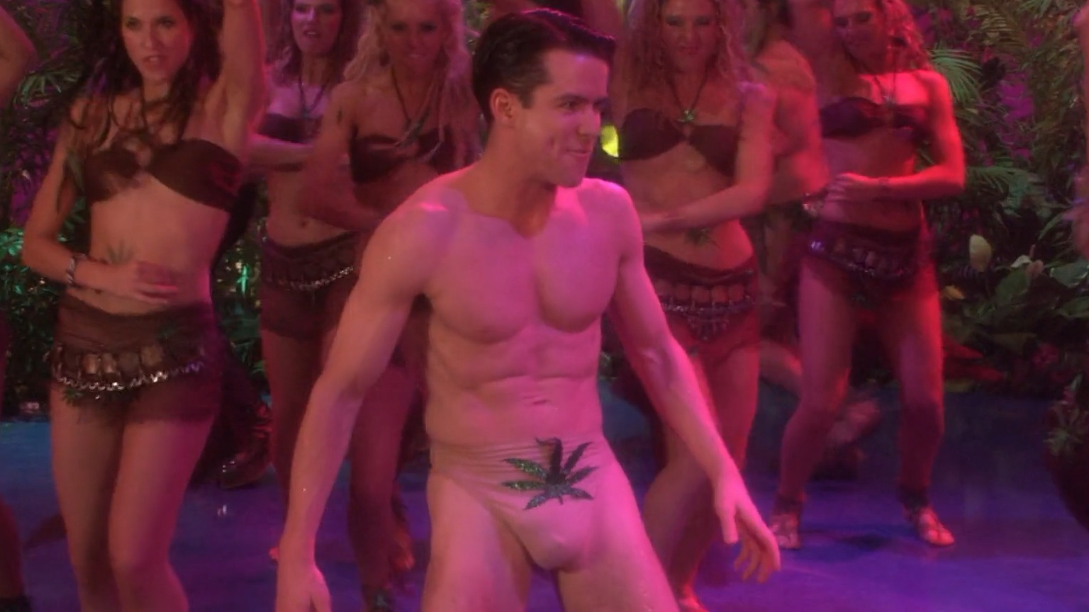 Reefer Madness: The Movie Musical's Sexiest Scenes with Christian Campbell. Bulge, Shirtless, Thong, Underwear. 81000