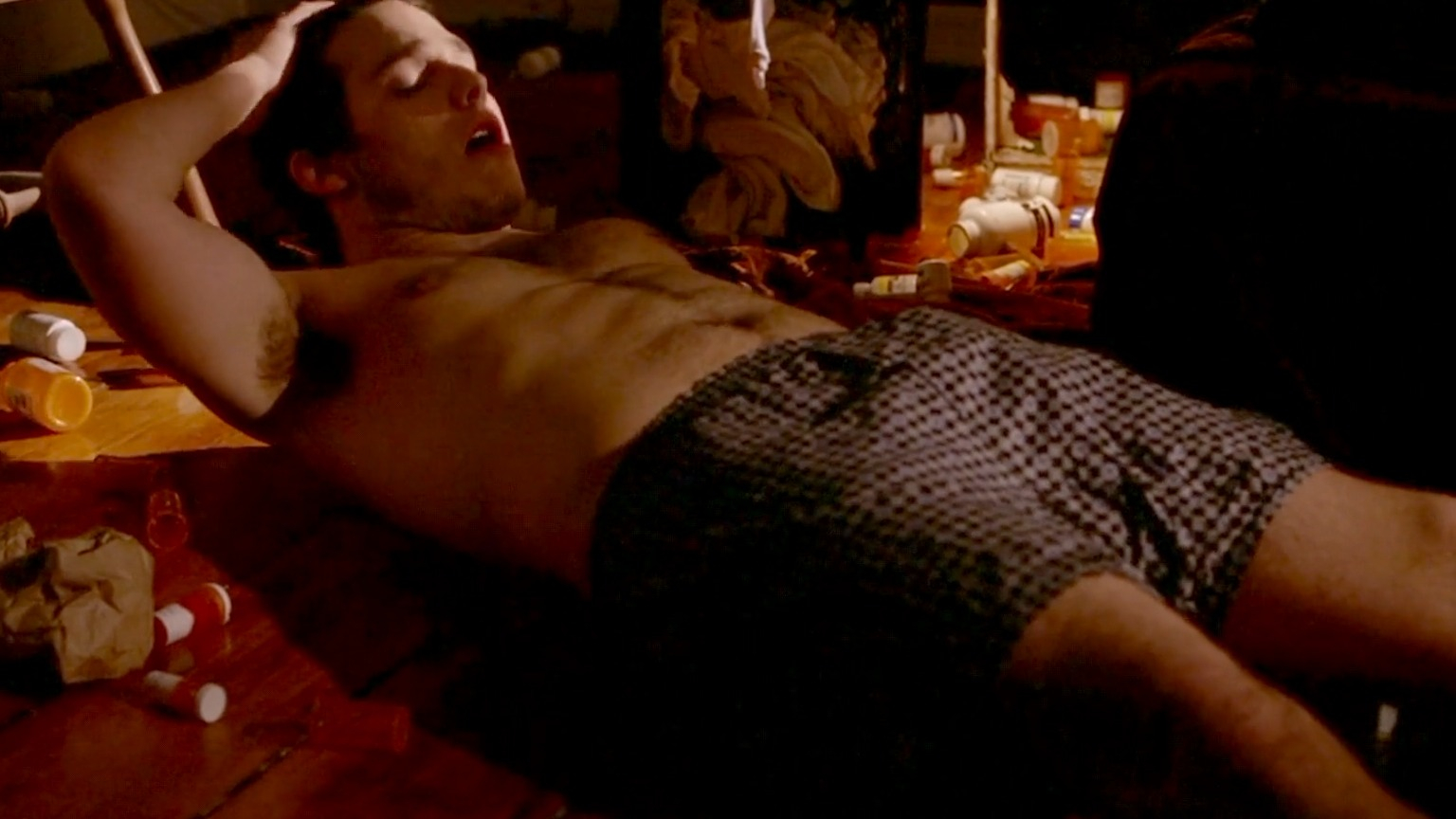 Bad Biology's Sexiest Scenes with Anthony Sneed. Bulge, Shirtless, Underwear, balls, butt. 80034