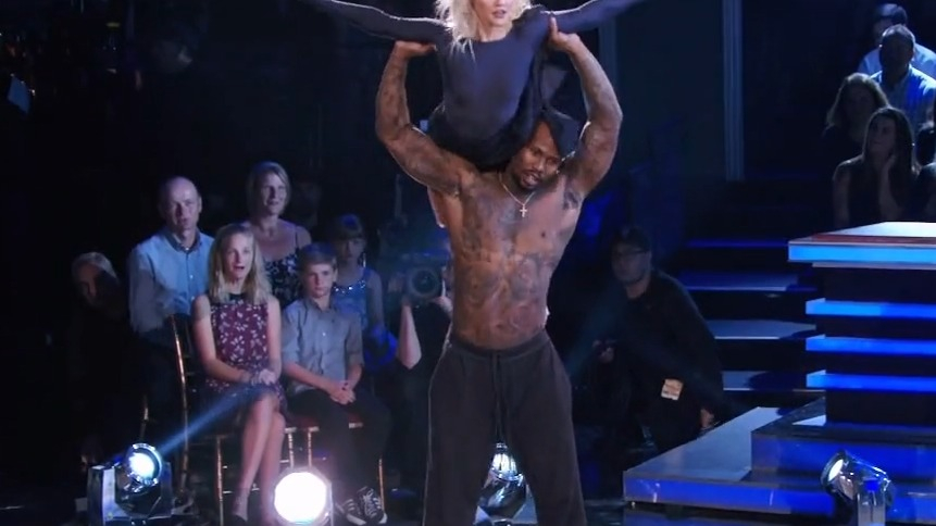Sexiest Von Miller Scene in Dancing with the Stars. Sexy, Shirtless. 13669