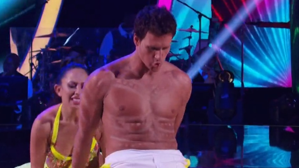 Hottest Ryan Lochte Scene in Dancing with the Stars. Bulge, Sexy, Shirtless. 16622