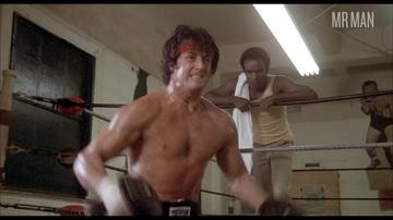 Sylvester Stallone in Rocky II (1979) Bulge Shirtless Bulge Sexy 2192