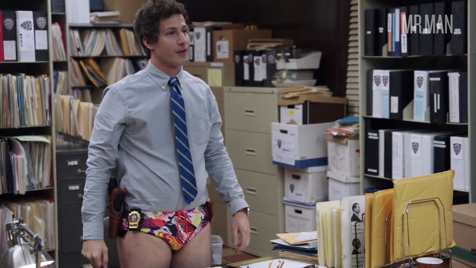 Sexiest Scenes of Jake Peralta from Brooklyn Nine-Nine. Bathing Suit, Bulge, sexy, shirtless. 54587