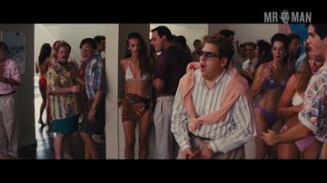 Jonah Hill Nude as Donnie Azoff. Erect, Penis, Prosthetic, sexy. 3566