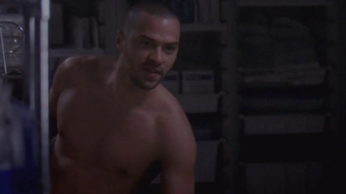 Hottest Jesse Williams Scene in Grey's Anatomy. Shirtless, sexy. 4550