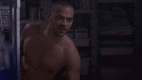 Hottest Jesse Williams Scene in Grey's Anatomy. Shirtless, sexy. 4550