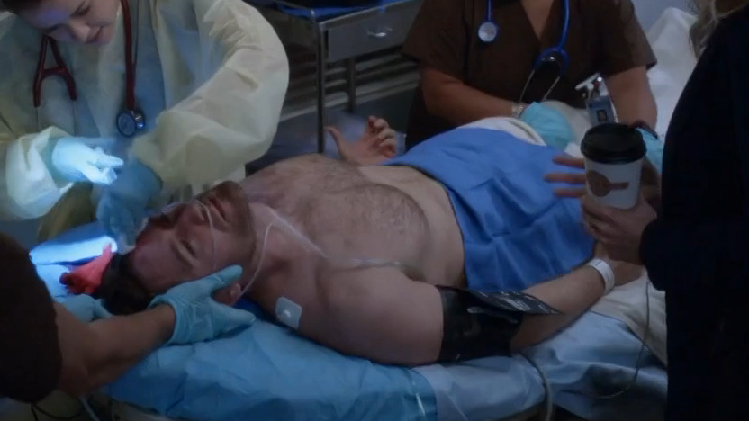 Sexiest Matthew Morrison Scene in Grey's Anatomy. Sexy, Shirtless. 23179