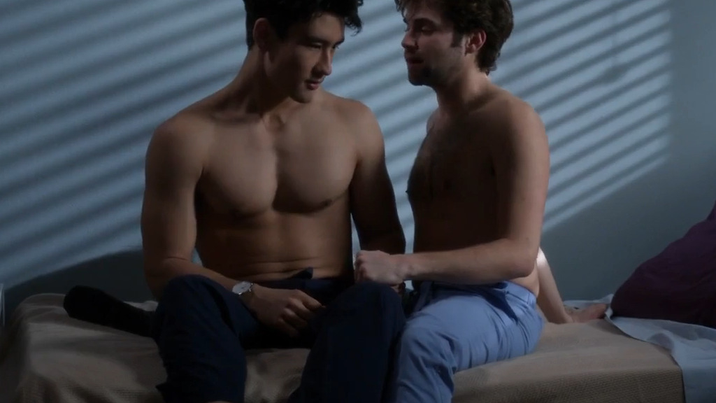 Grey's Anatomy's Sexiest Scenes with Jake Borelli. Gay, Shirtless, sexy. 32862