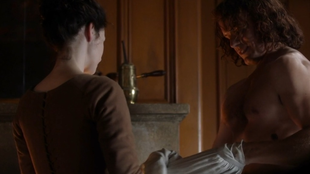 Sexiest Jamie Fraser Scenes. Sexy, Shirtless, butt, gay. 13732