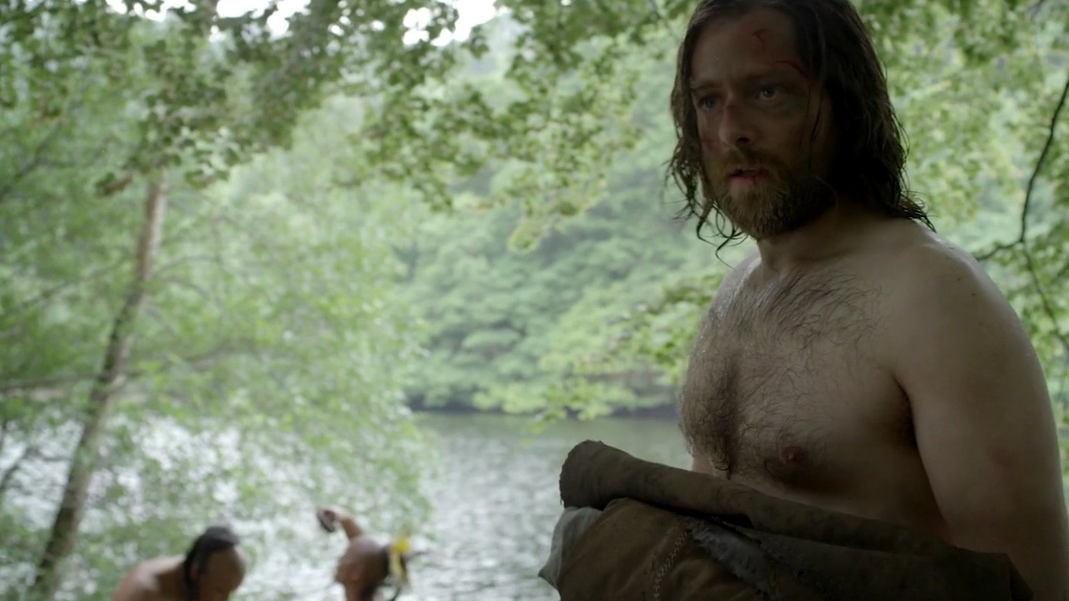 Sexiest Scenes of Roger MacKenzie from Outlander. Sexy, Shirtless, butt, straight. 29597